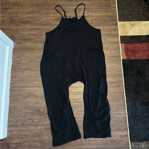 Black Sleeveless Jumpsuit